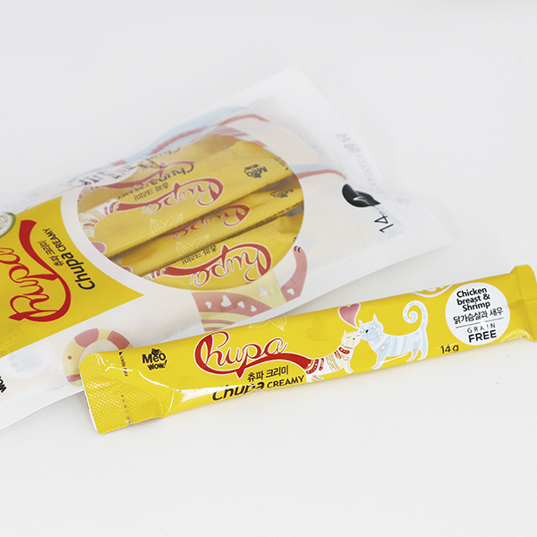 Meowow Chupa Creamy Chicken Breast and Shrimp 14g x 4pcs | Cat Treats | Cat Snacks BUY1TAKE1 (Save P160) (Expiry date Nov. 25, 2025)