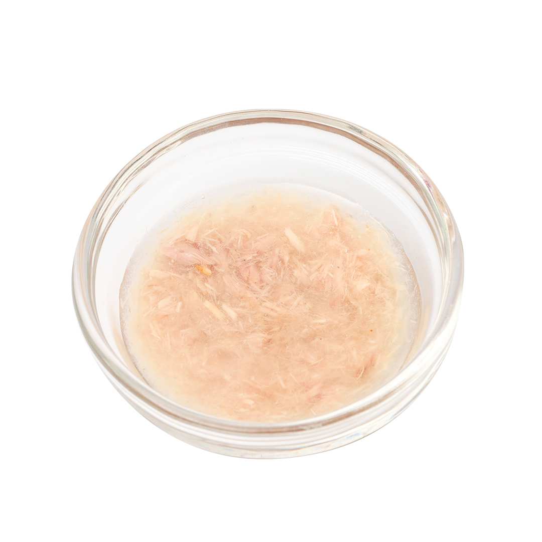 Okiko White Tuna Meat Topping Salmon in Gravy 70g | Cat Food (5pcs. for P120) (Save P105) (Expiry date Dec. 25, 2025)