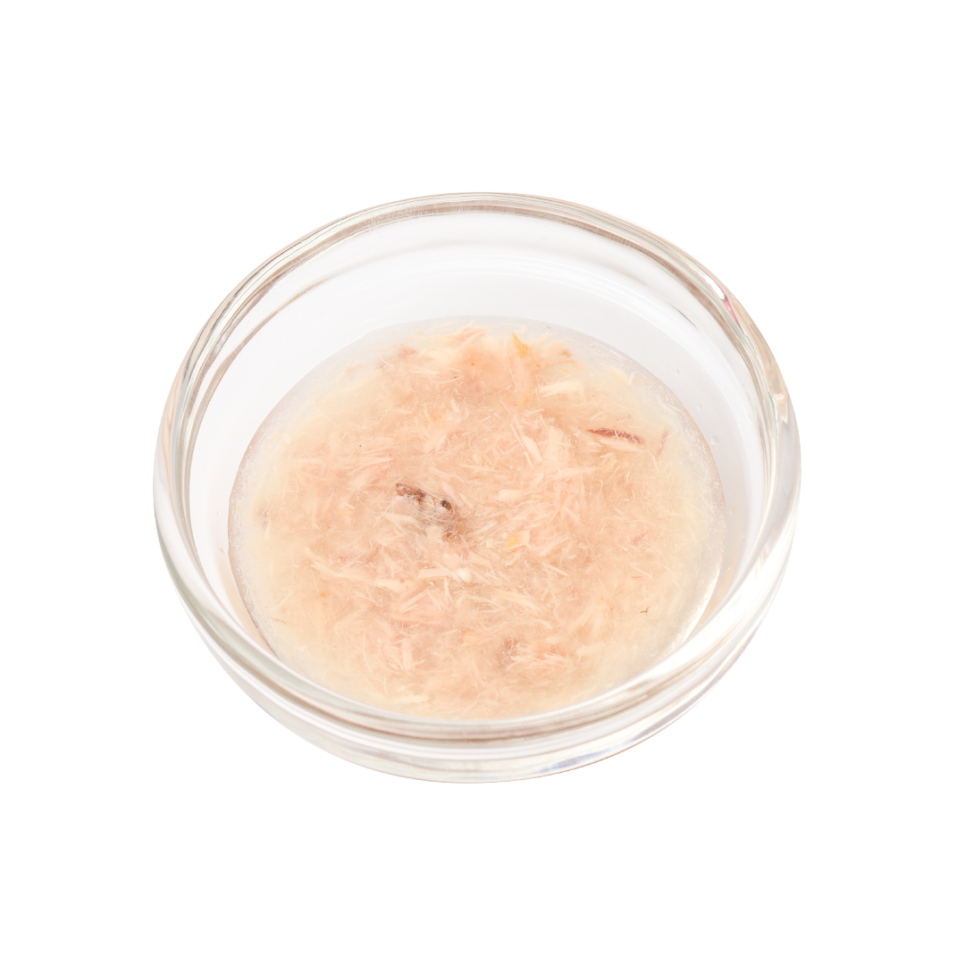 Okiko White Tuna Meat Topping Chicken in Gravy 70g | Cat Food (5pcs. for P120) (Save P105) (Expiry date Dec. 25, 2025)