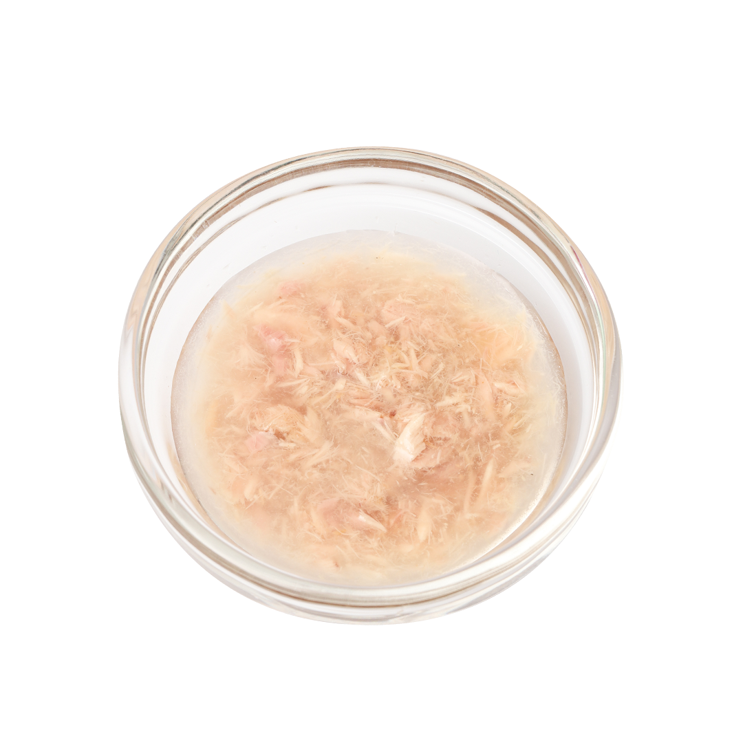 Okiko White Tuna Meat Topping Shrimp & Scallop in Gravy 70g | Cat Food (5pcs. for P120) (Save P105) (Expiry date Nov. 25, 2025)