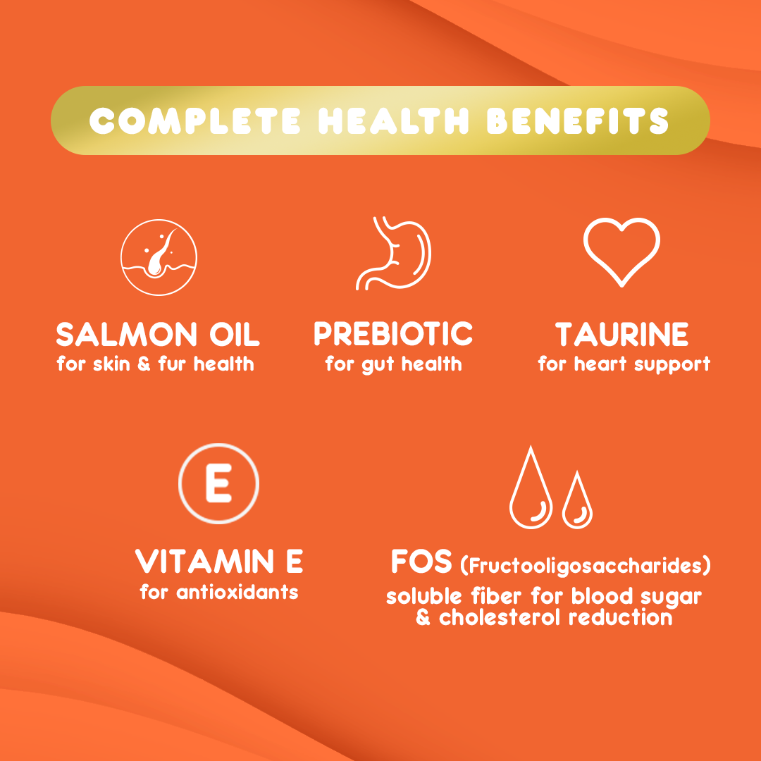 Okiko White Tuna Meat Topping Salmon in Gravy 70g | Cat Food (5pcs. for P120) (Save P105) (Expiry date Dec. 25, 2025)