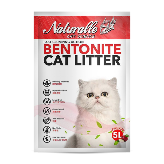 Naturalle Bentonite Cat Litter - Apple 5L