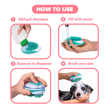 Kochi Pets Pet Soap Dispensing Brush 2 in 1