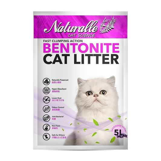 Naturalle Bentonite Cat Litter - Lavender 5L