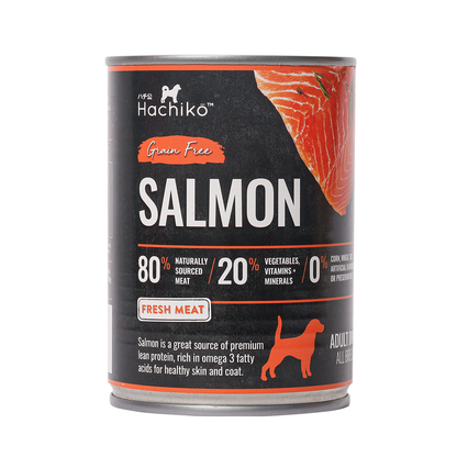 Hachiko Salmon Canned Wet Dog Food (Grain Free)