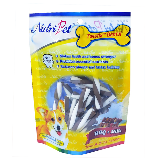 Nutripet Twistix Mini Barbeque & Milk