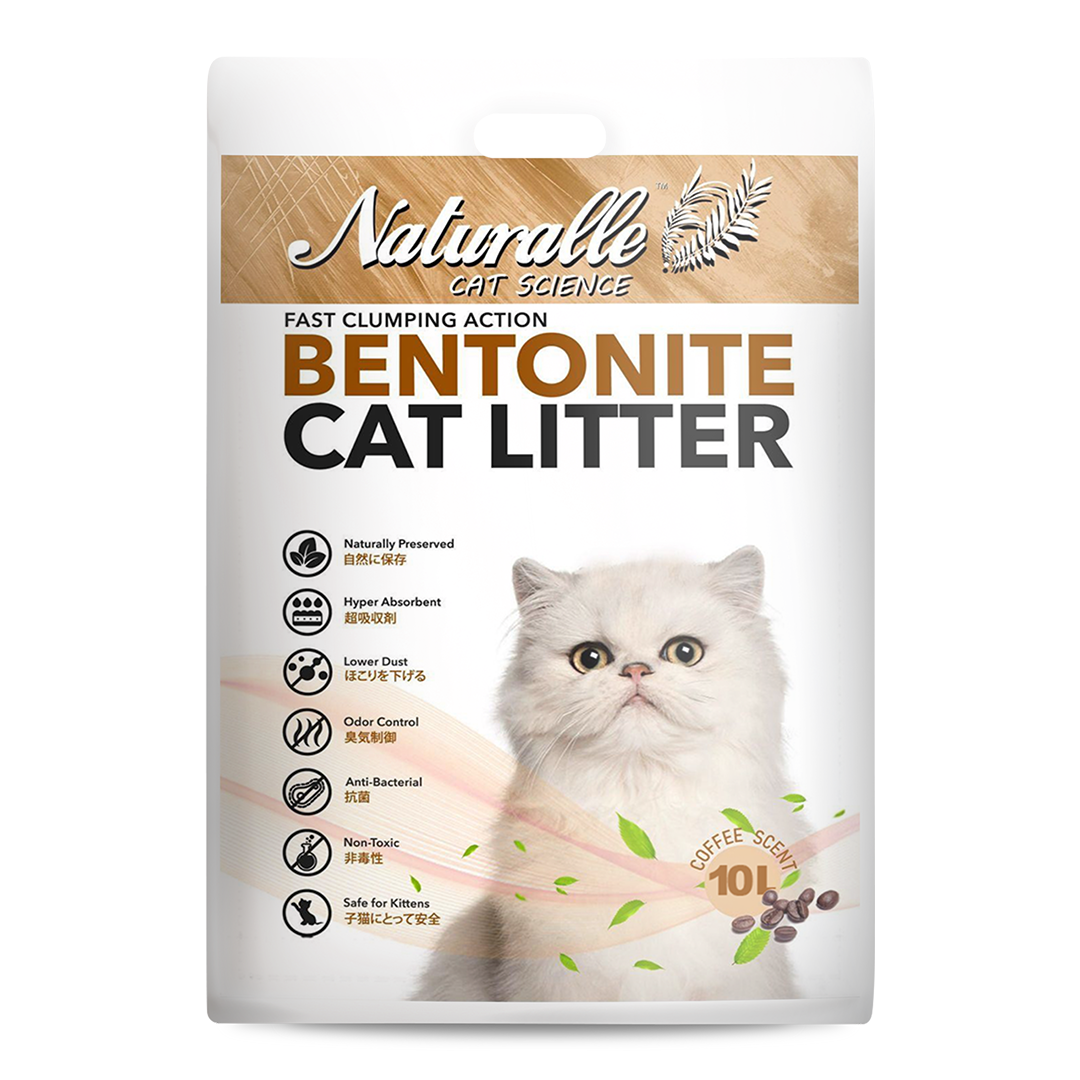 Naturalle Bentonite Cat Litter - Coffee 10L