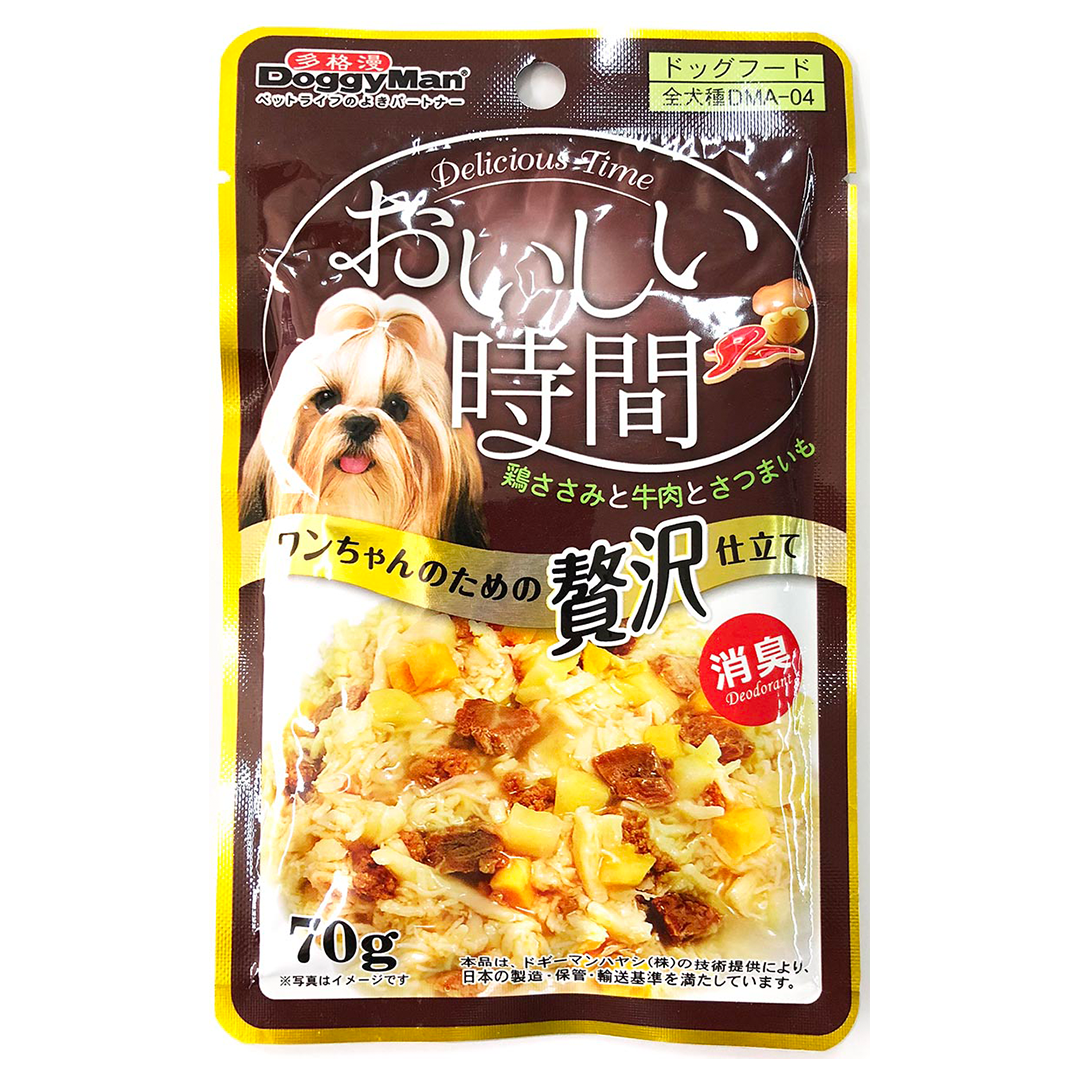 Doggyman Pouch Feast Chicken Beef Sweet Potato