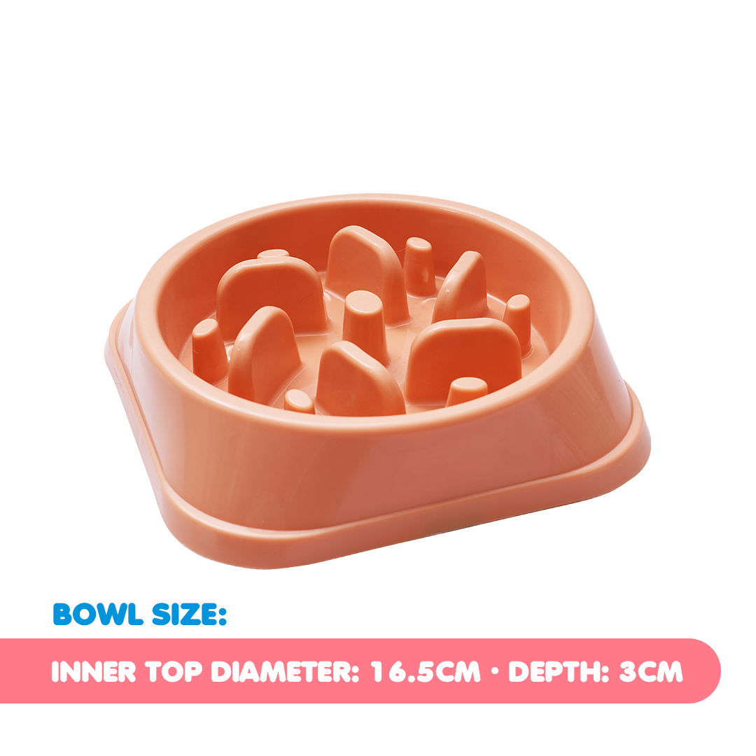 Kochi Pets Slow Food Bowl PP Pink