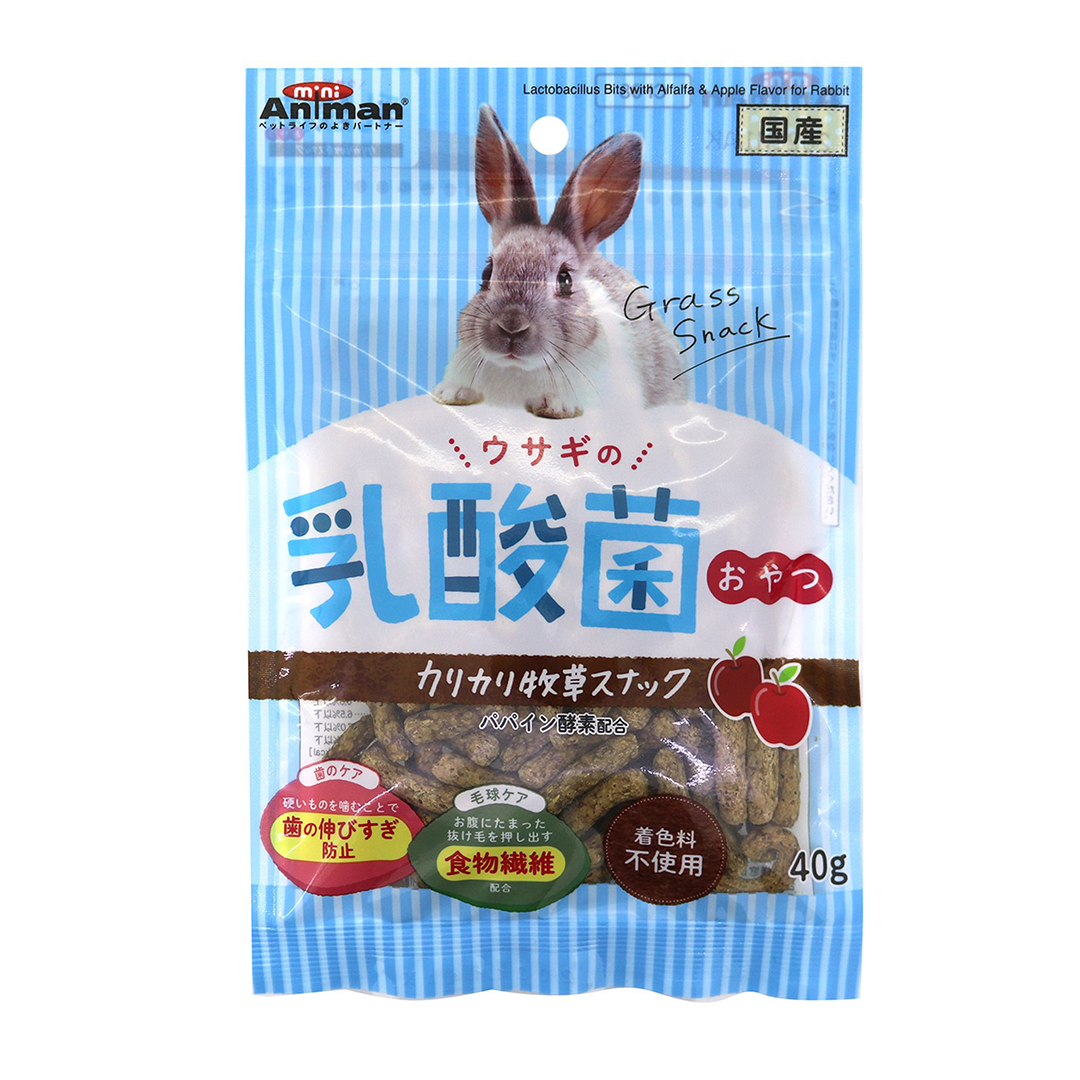 MiniAniman Lactobacillus Crispy Alfalfa Bits for Rabbit