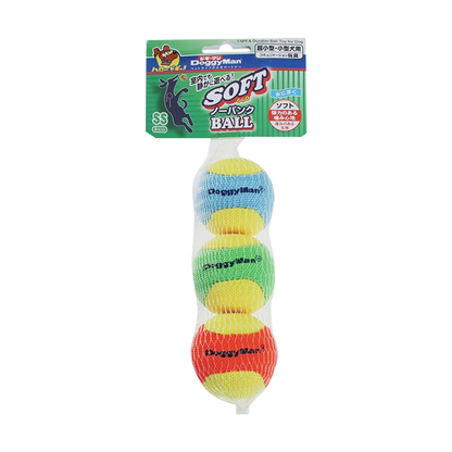 Doggyman Light & Durable Ball Toy SS - 3pcs