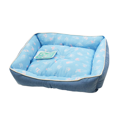 Doggyman Cool Feel Square Bed Blue M