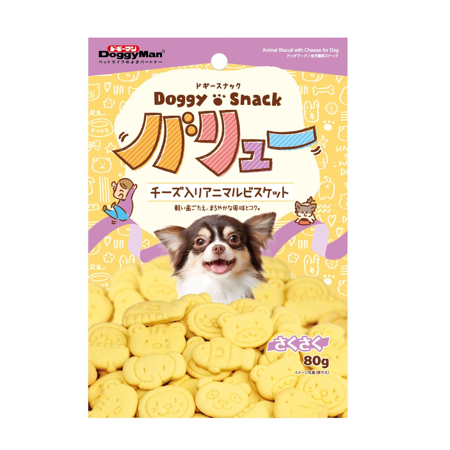 Doggyman Animal Shaped Biscuit with Cheese