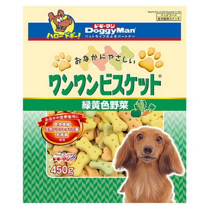 Doggyman Green Yellow Vegetable CRUNCHY Biscuit