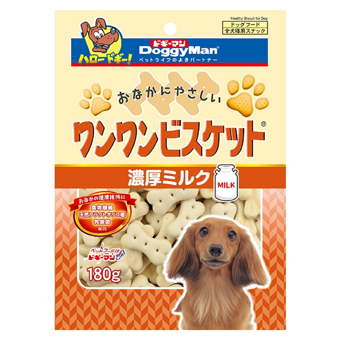 Doggyman CRUNCHY with Rich Milk Biscuit 180g