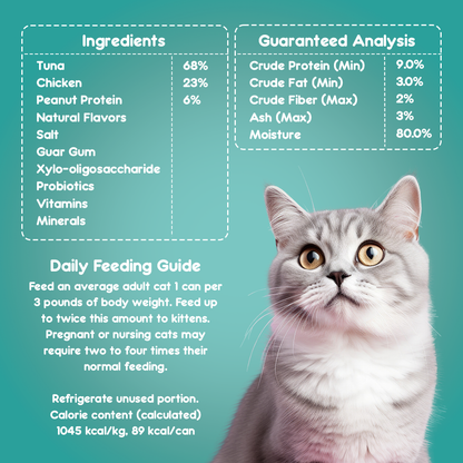 Michiko Tuna Canned Wet Cat Food (Grain Free)