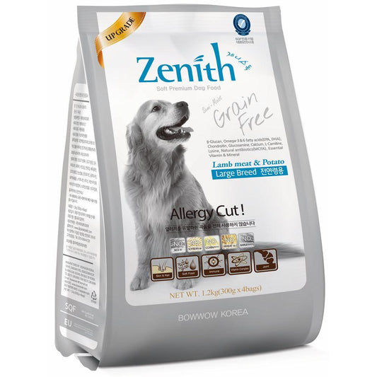 Zenith Grain-Free Soft Moist Dog Food Lamb Meat & Potato - for Large Breed (1.2kg)